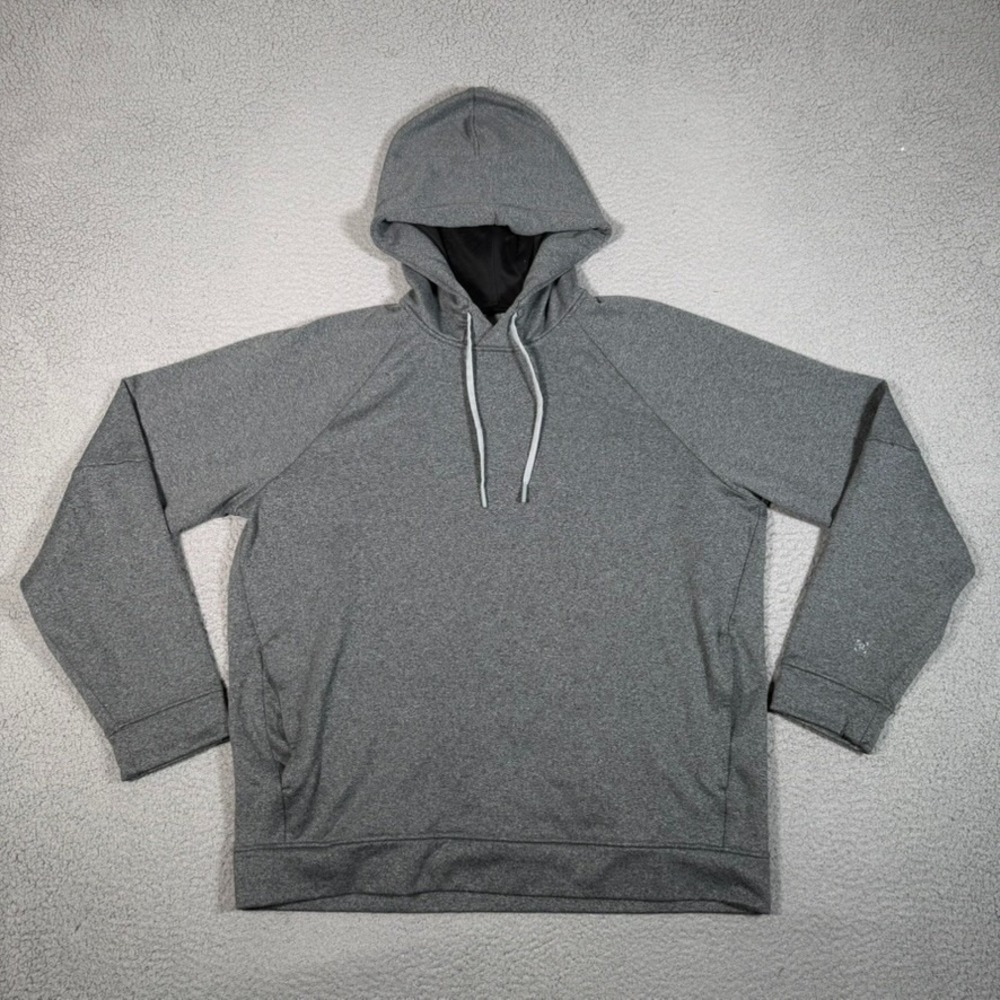 Lululemon City Sweat Hoodie Mens XL Heathered Coal Thermo Pullover Sweatshirt